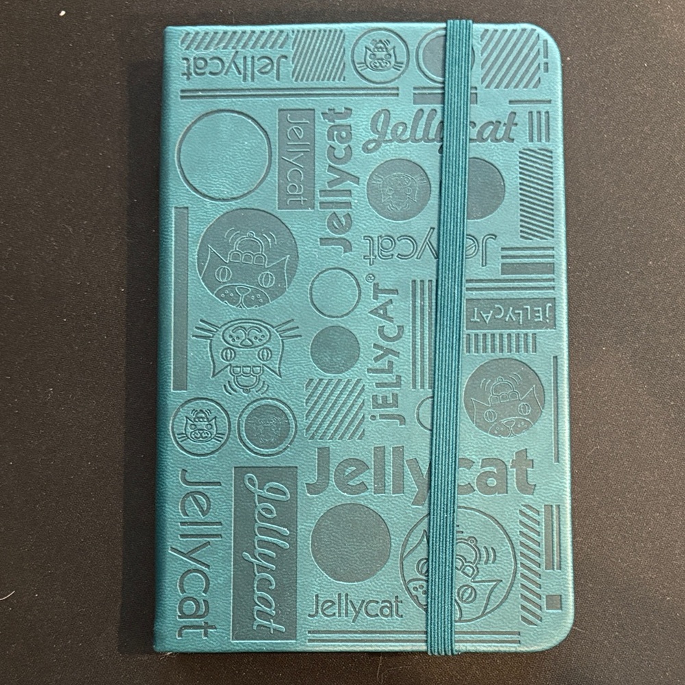 Jellycat Teal Notebook Journal